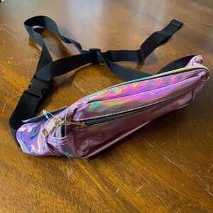 * Fanny pack cross body new slim bag pink eradesent 2 pockets